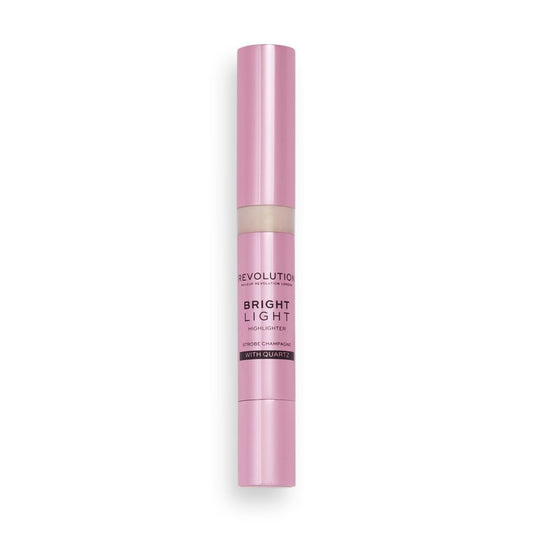 Revolution Beauty London, Bright Light Liquid Highlighter, Buildable Formula for a Luminous Skin Glow, Vegan & Cruelty-Free, Strobe Gold, 0.10 fl oz