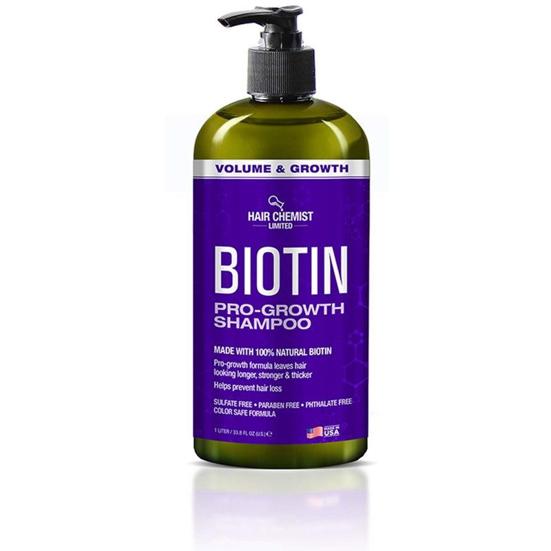 Hair Chemist Biotin Pro-Growth Shampoo & Conditioner 2-PC Gift Set - Includes 33.8oz Shampoo & 33.8oz Conditioner