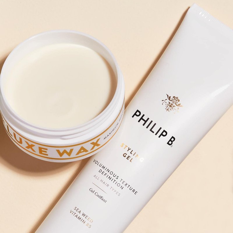 PHILIP B Styling Gel 6 oz. (178 ml) | Soft-Hold Hair Gel Enhances Body and Texture for Definition and Curl