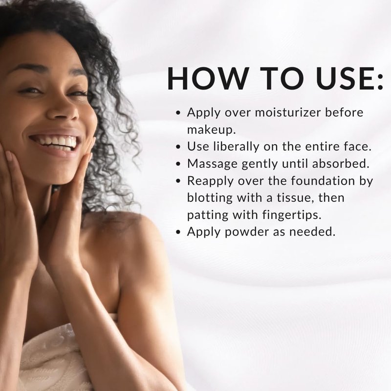 Shine Away Oil Blotting Primer by Flori Roberts, Long Lasting Oil and Shine Control, Flawless Complexion for Women of Color or Darker Skin Tones