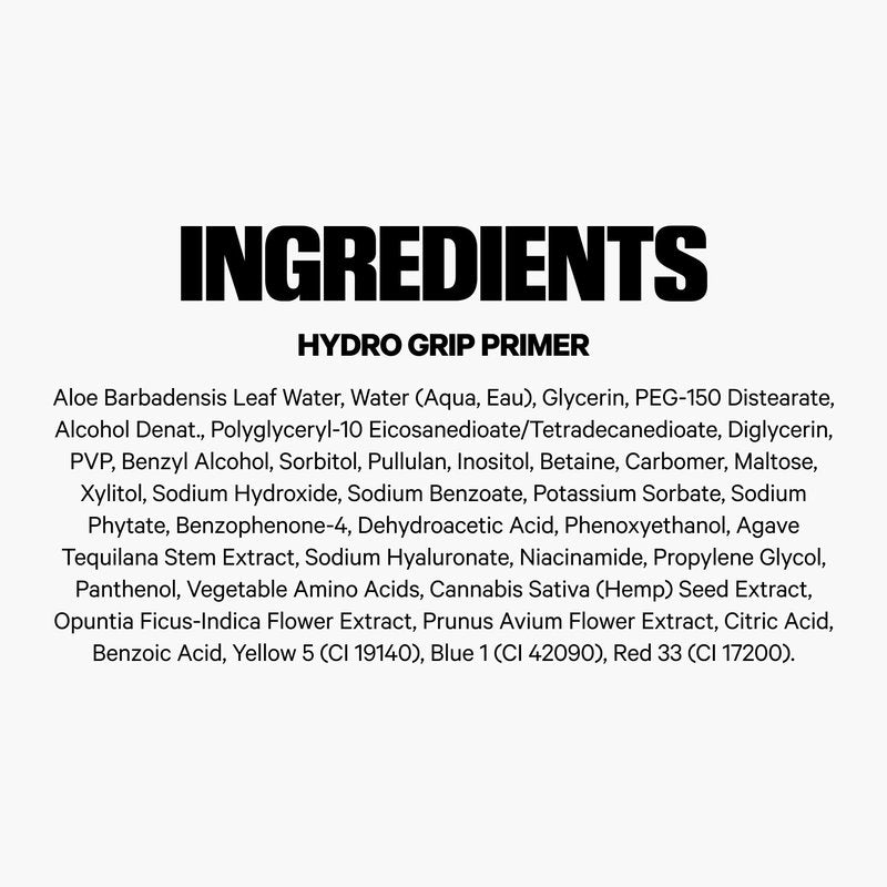 Milk Makeup Hydro Grip Primer with Hyaluronic Acid + Niacinamide – Hydrating Face Primer Grips Makeup for Up to 12 Hours – Silicone-Free, Lightweight Gel with Dewy Finish – 1 oz