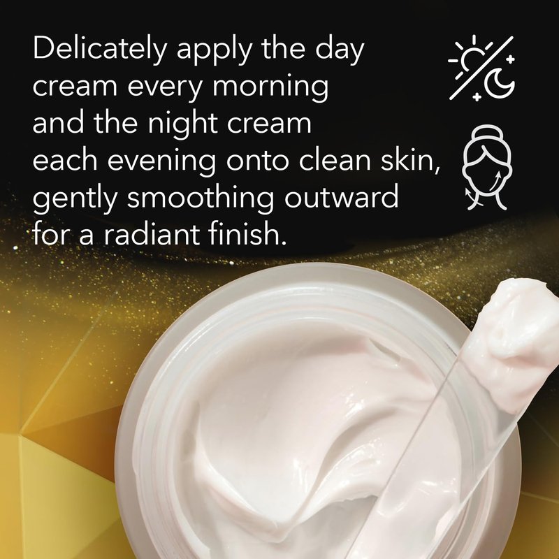 Cicatricure Gold Lift, Day and Night Cream Gift Pack, Anti Wrinkle Cream for Women, Anti Aging Face Cream, Peptide Moisturizer with Firming, Lifting Effect Anti Aging Cream for Mature Skin 1.7 oz each