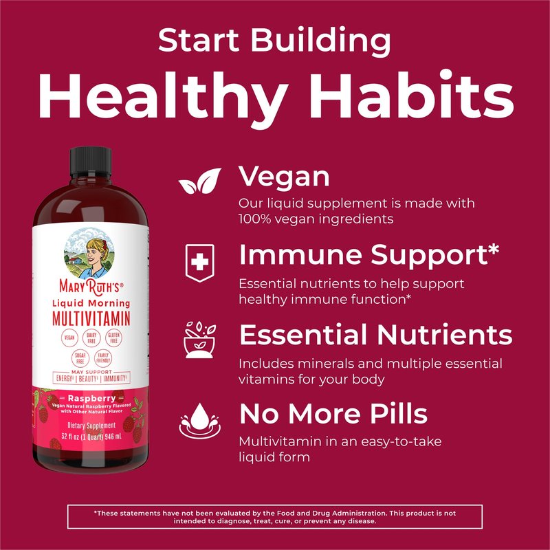 MaryRuth Organics Morning Multivitamin Hair Growth Bundle