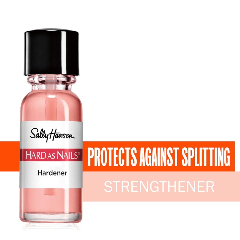 Sally Hansen Hard As Nails®, Natural Tint, Nail Strengthener, Nail Protectant