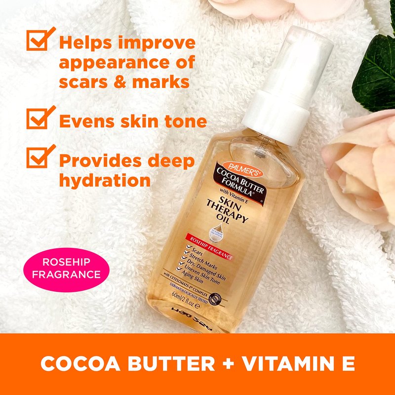 Palmer's Cocoa Butter Formula New Moms Skin Recovery Postpartum Essentials, Body Lotion (8.5 oz) + Nursing Butter (1.1 oz) + Bust Cream (4.4 oz) + Skin Therapy Oil (2 oz), Dermatologist Approved