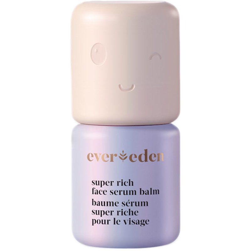 Evereden Super Rich Hydrating Face Serum Balm: Clean & Vegan, Soothing & Nourishing Moisturizer Stick for Harsh, Cold Climates - With Syberian Chaga, Ceramides, & Seaberry Seed Oil
