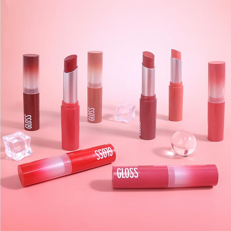 Light Pink Honey Tinted Lip Stain Lip Balm Lip Gloss Lipstick, Sheer Hydrating Lip Stains Tint, Moisturizing Lip Color for All Skin Tones, Nourishing Lip Balm with a Hint of Natural Black Cherry