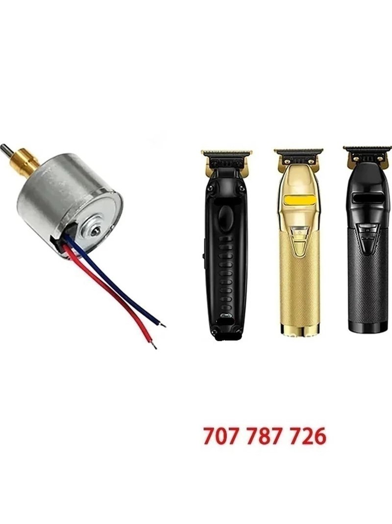 3.7V 7200rpm Brushless Motor with Brass Copper Head Replacement Accessories for babyliss 787/726/707 Hair Trimmer Clipper