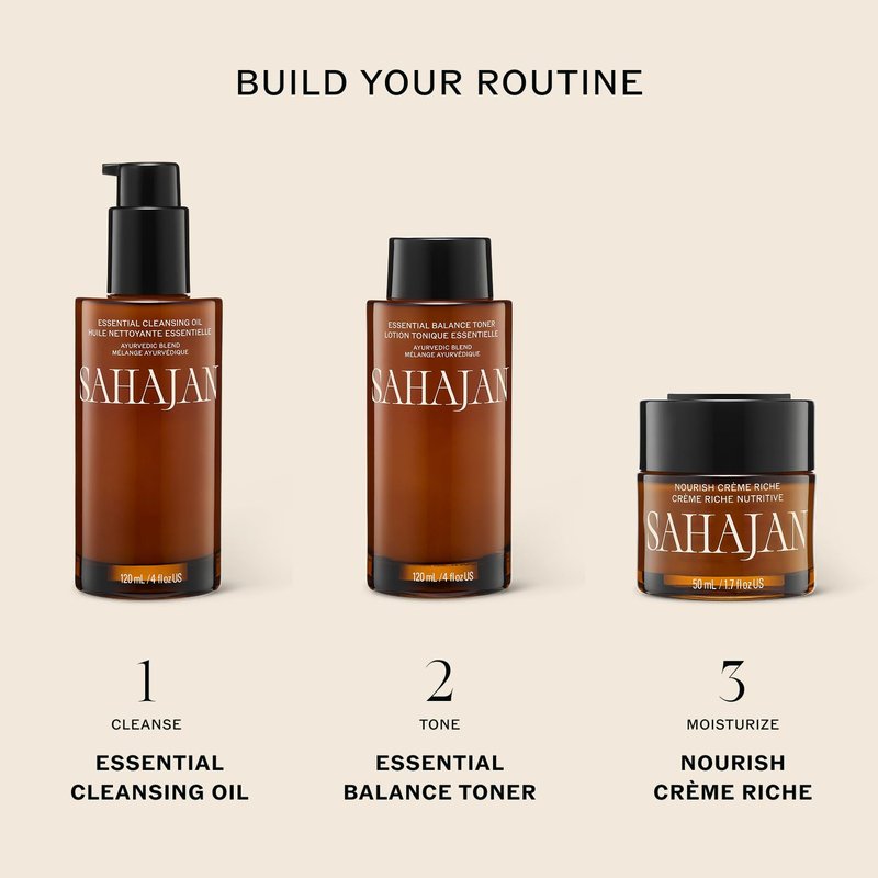 Sahajan Essential Balance Toner with Vitamin C + AHA's | Ayurvedic Clean Gentle Daily Glow Facial Toner | Exfoliates, Refines Texture, Balances, Hydrates | 4 fl oz