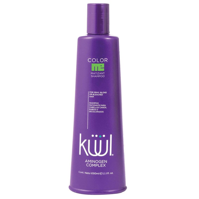 Kuuul Purple Shampoo 33.81 fl oz - Matizant Toning Shampoo for Gray, Blond, and Bleached Hair - Premium Purple Toning for Vibrant Hair Color and Shine