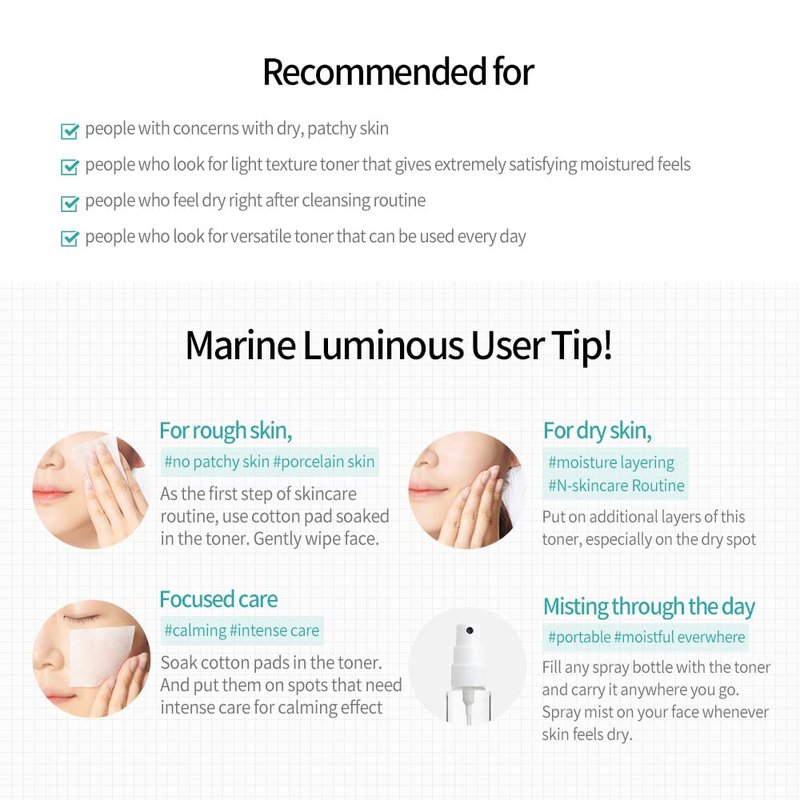 JMsolution Marine Luminous Pearl Moisture Toner XL (20.3 fl.oz.) | Deep Hydration & Radiance Care | 3-Layer Hyaluronic Acid & Pearl Extract | Large Size Face Toner | K-Beauty
