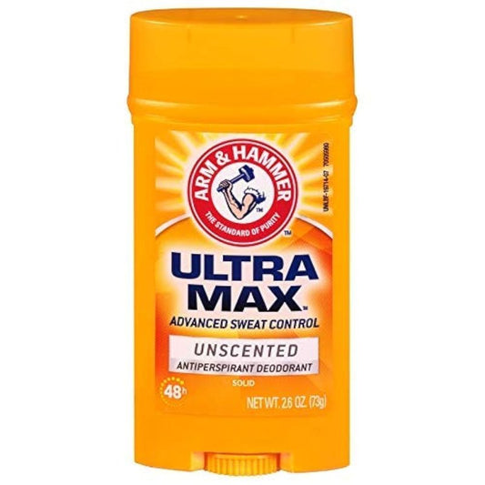 ARM & HAMMER ULTRAMAX Anti-Perspirant Deodorant Invisible Solid Unscented 2.60 oz ( Pack of 11)