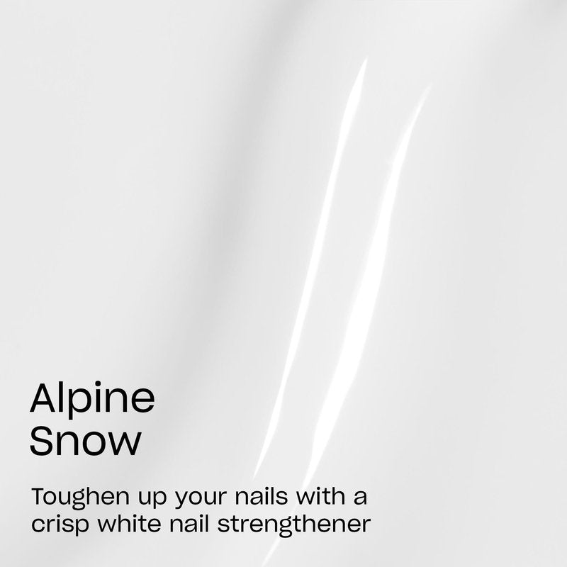 OPI Nail Envy Strengthener Alpine Snow | Opaque Soft White Crème Strengthening Nail Polish Treatment | For Weak & Thin Nails