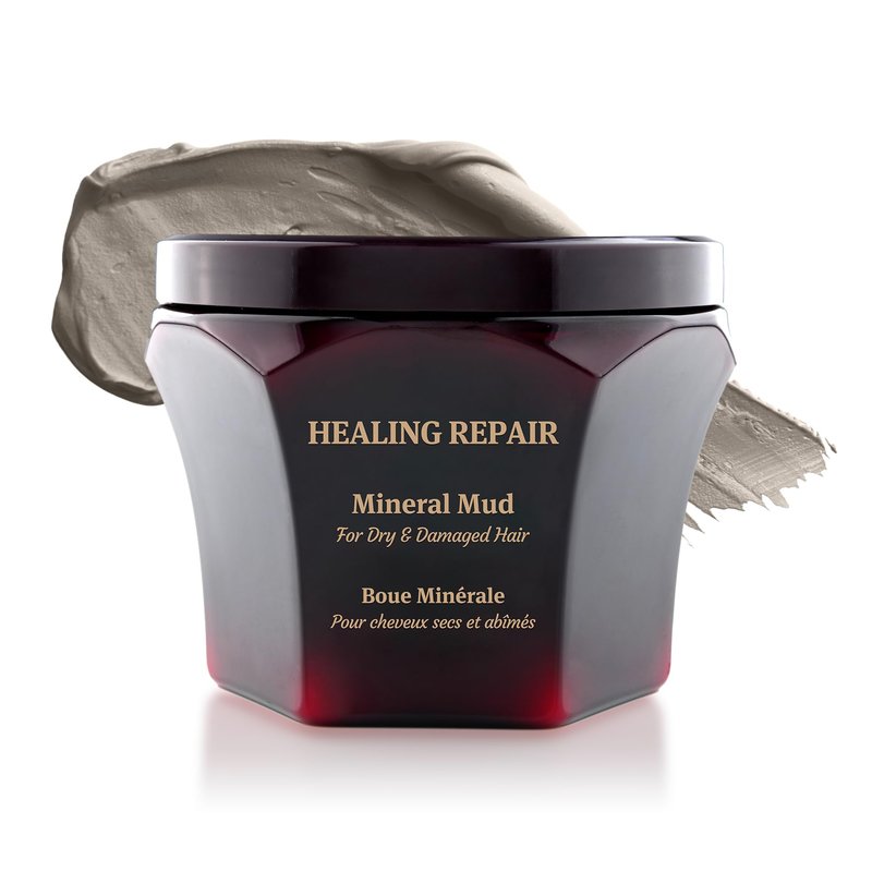 Saphira Healing Repair Mud Hair Mask with Dead Sea Minerals – Deep Repair Treatment for Dry & Damaged Hair – Hydrating Strength & Shine – Professional Hair Care 8.5oz / 250ml