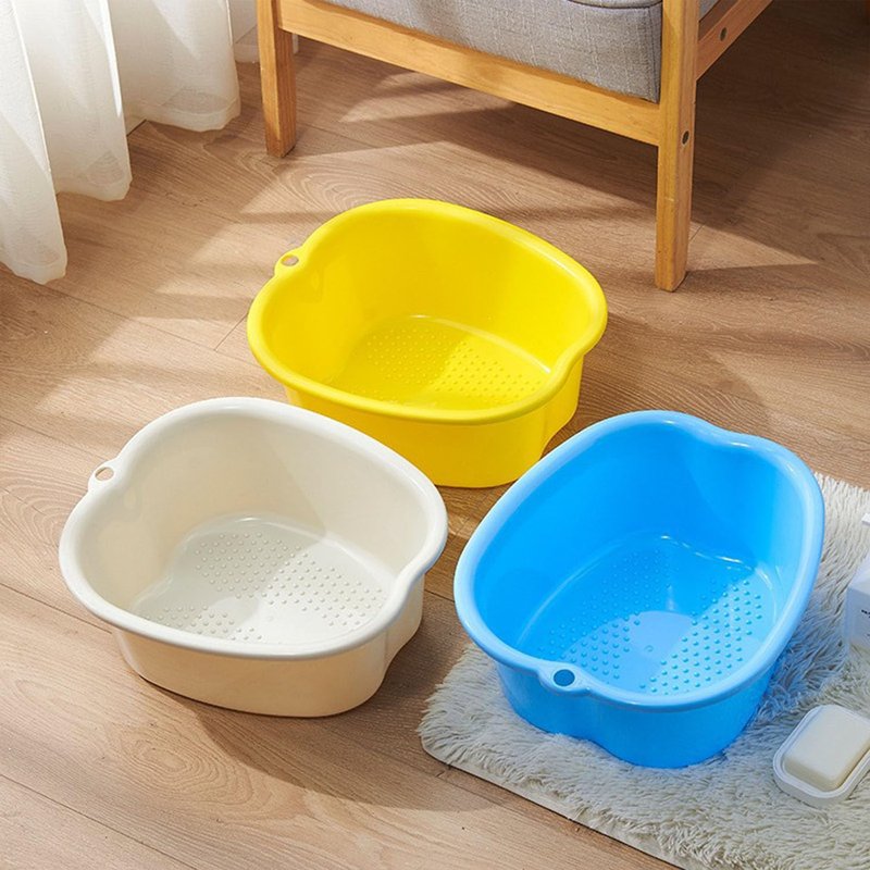 AXLOFO® Foot Soaking Bath Basin, Large Plastic Foot Soaking Tub, Feet Massage Feet Bath Bucket, Great for Getting the Dead/Old Skin Off Your Foots (greybasin)
