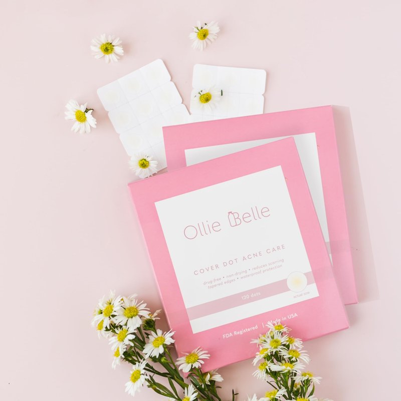 SMARTMED Ollie Belle Cover Dot Acne Care Skin Blemish Treatment with Hydrocolloid Clear Waterproof Patch for Acne Healing and Scar Reduction (240 Dots)