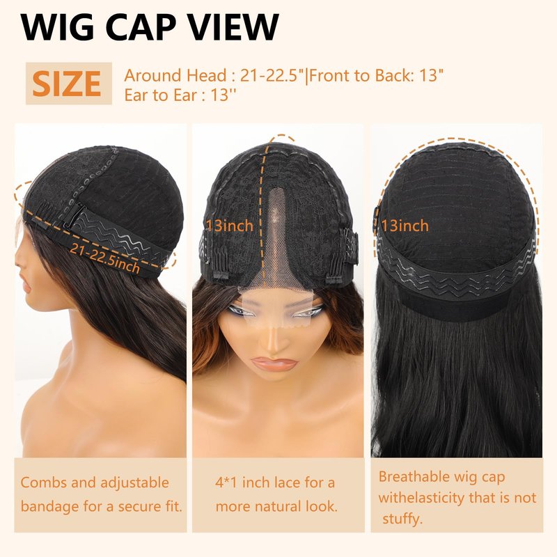 AISI HAIR Blonde Wig for Women, Long Wavy Lace Hairline Blond Synthetic Middle Part Ombre Blonde Wigs for Daily Party-26 Inch