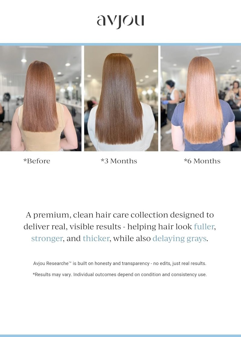 Avjou Researche™ Scalp Serum - Thicker, Fuller Hair | Targets Premature Greying - 1.7 oz