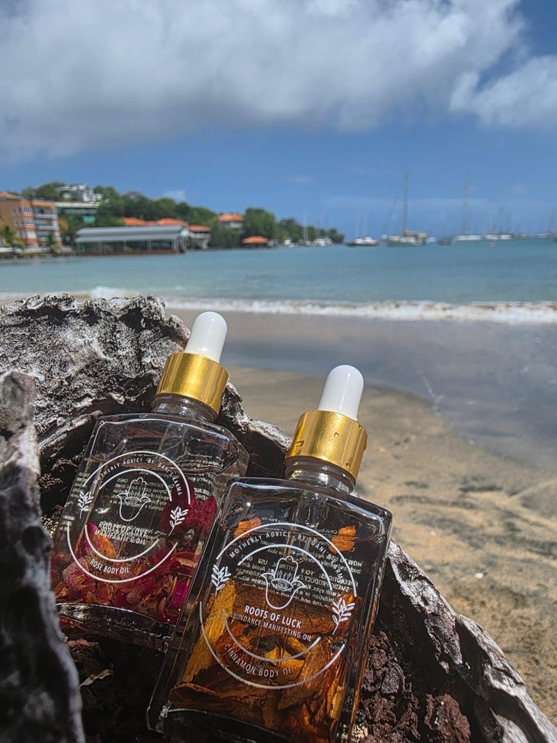 Motherly Advice: Roots of Love Manifesting Oil by Dani's Karma | Self Love, Attraction, Romance, Passion, Healing, Harmony, Soul Mate, Twin Flame