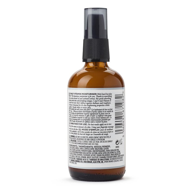 Hawkins & Brimble - Mens Face Moisturiser, 100ml - Daily Energising Face Moisturiser for Dry Skin, Hydrating & Sensitive Skin with Natural Ingredients - No Parabens/Animal Testing