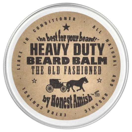 Honest Amish - Heavy Duty Beard Balm - 2 Ounce - Beard Conditioner